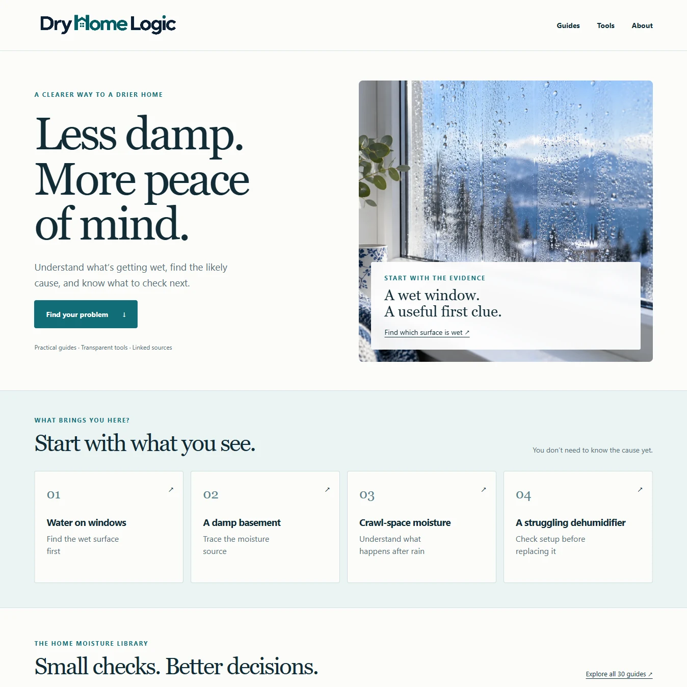 Dry Home Logic Website