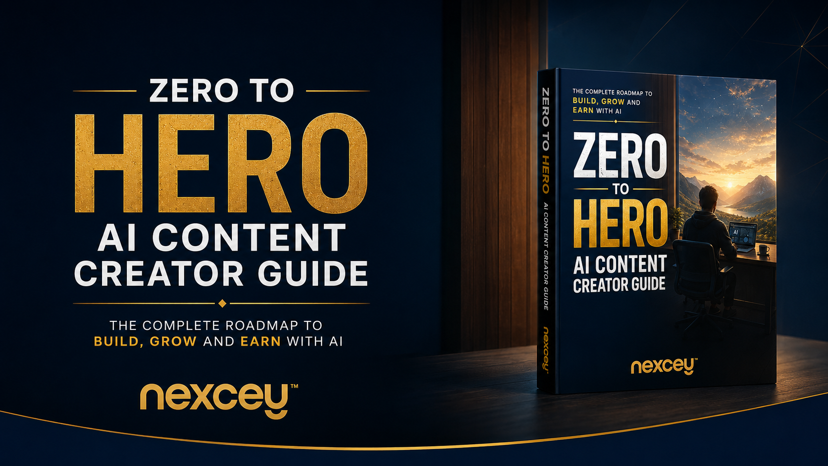 Zero to Hero AI Content Creator Guide 2026 Book Cover